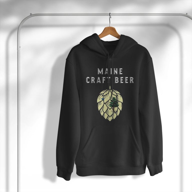 1909 Maine Craft Beer State Flag United States Of Craft Bee Shirt