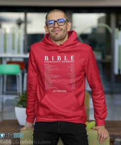 Bible Sweatshirt Emergency Verse Number Shirt