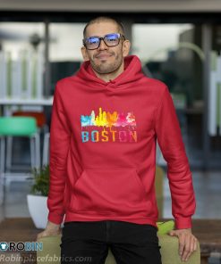 hoodie boston massachusetts retro watercolor skyline souvenir wdHx2