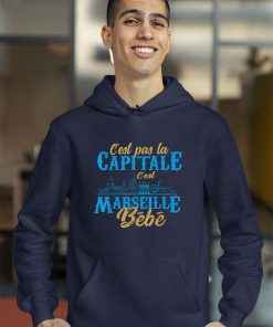 hoodie cest marseille bC3A9bC3A9 cadeau supporter marseillais TolAq