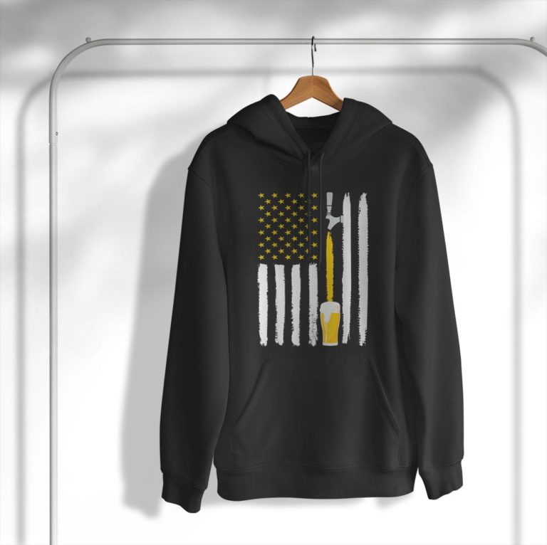 Craft Beer American Flag USA Shirt