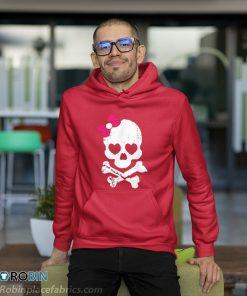 Cute Skull and Cross bone Pink Bow Tie Women Girls Adorable Shirt