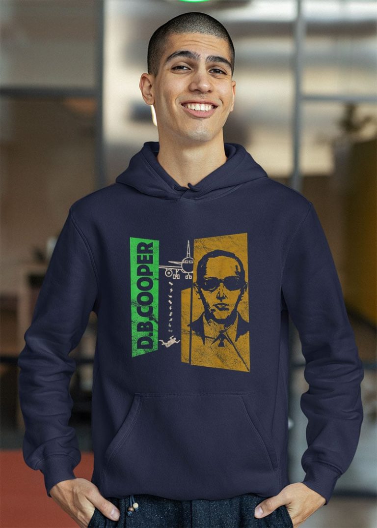 D. B. Cooper, Skyjacker, Hijack, Retro 60s Style Graphic Shirt