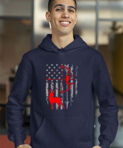 Deer Hunting American Flag Bow Hunting Shirt