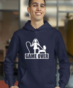 hoodie divertenti addio al celibato matrimonio game over QZzyc