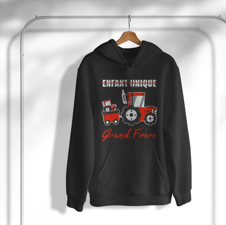Enfant Tracteur Gar?ons Je Vais ?tre Un Grand Fr?re Shirt