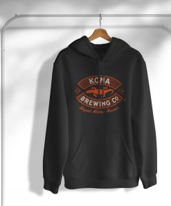 hoodie kona brewing logo MqqGm