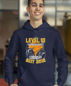 hoodie level 10 years birthday Mk0DV