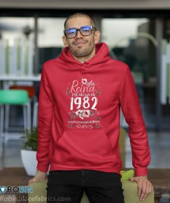 hoodie mujer 40 aC3B1os regalo de cumpleaC3B1os mujer hecha en 1982 40 aC3B1os camiseta n4naA