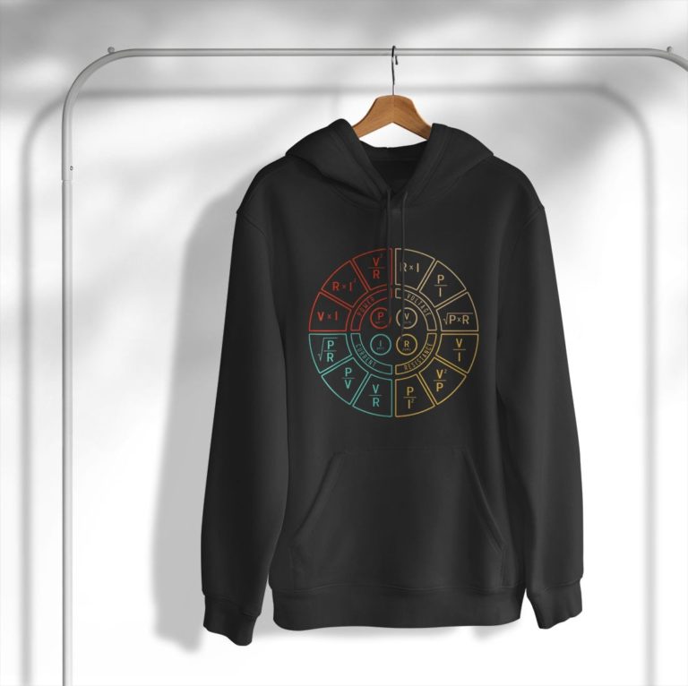 Ohms Law Diagram For Electrical Engineer Shirt