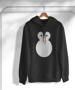 hoodie pinguino il simpatico costume da animale maglietta zysbI