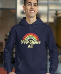 Pro Choice AF Pro Abortion Rainbow Feminist Retro Vintage Shirt