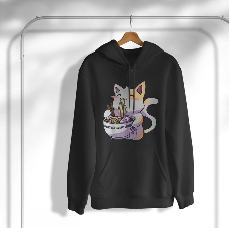 Ramen Cat Kawaii Anime Japanese Shirt
