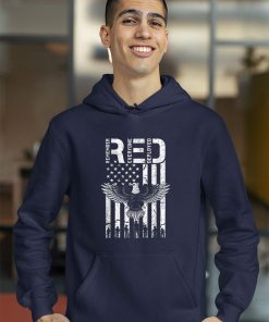 RED Friday Remember Everyone Deployed Patriotic US Flag Shirt