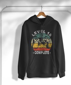 hoodie regalo de cumpleaC3B1os nC3BAmero birthday level 18 complete camiseta 0zhIV