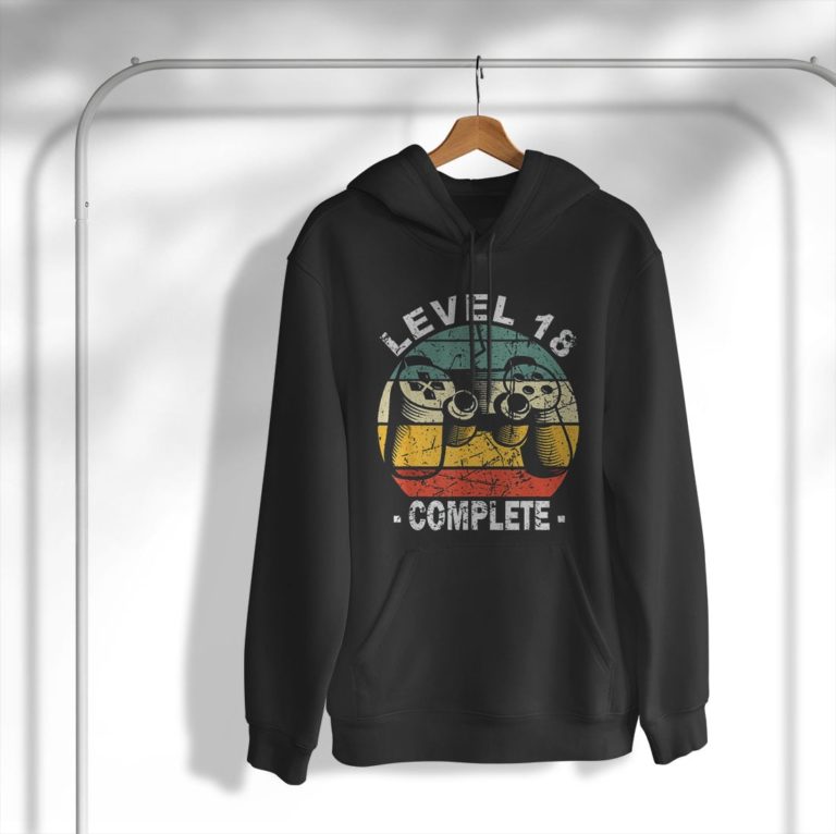 Regalo De Cumplea?os N?mero Birthday Level 18 Complete Camiseta Shirt