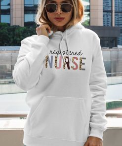 RN Nurse Leopard Print Registered Nurse Nursing School Shirt