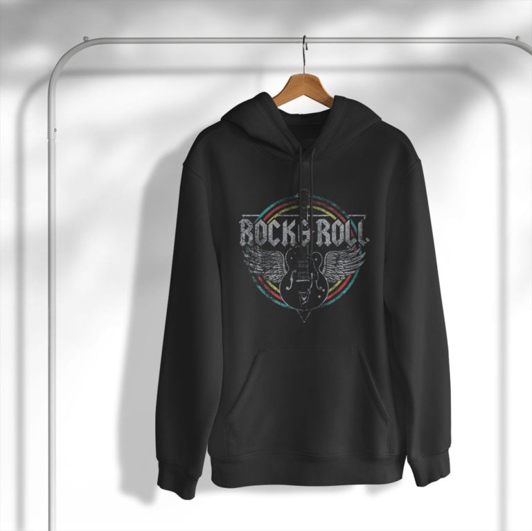 Rock & Roll Guitar Wings Music Shirt