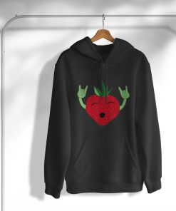 hoodie rock and roll strawberry cool strawberry 0D5Fv