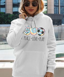 Tie Dye Soccer Peace Love Play Shirt