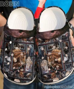 Horse Huge RBPL22 Crocs Crocband Clog 3D Crocs Print Full