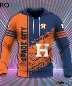 houston astros all over print 3d hoodie quarter style mlb 38 THkP7