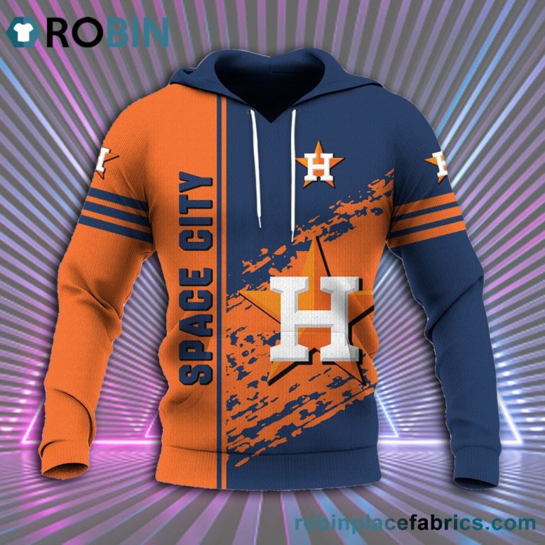 Houston Astros All Over Print 3D Hoodie Quarter Style – MLB