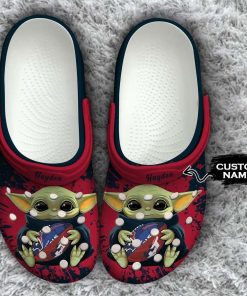 Houston Texans Baby Yoda Crocs Clog Shoes