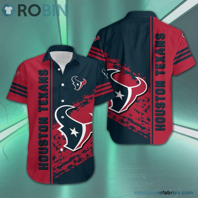 Houston Texans – NFL Short Sleeve Button Down Hawaiian Shirt