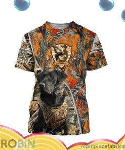 hunting dog all over print aop shirt t shirt i4KWK