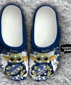 Indianapolis Colts Baby Yoda Crocs Clog Shoes