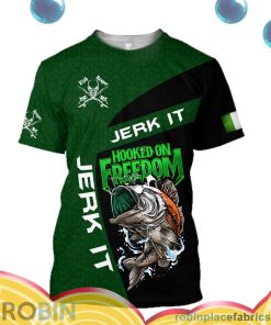 ireland fishing st.patrick day all over print aop shirt t shirt 6lctV