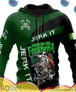 ireland fishing st.patrick day all over print aop shirt zip hoodie 2hTLz