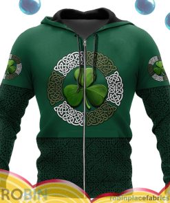 irish happy sant patricks day celtic all over print aop shirt zip hoodie WDehA