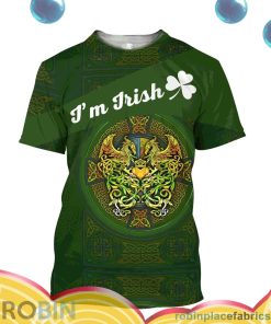irish happy sant patricks day im irish all over print aop shirt t shirt Wdhfq