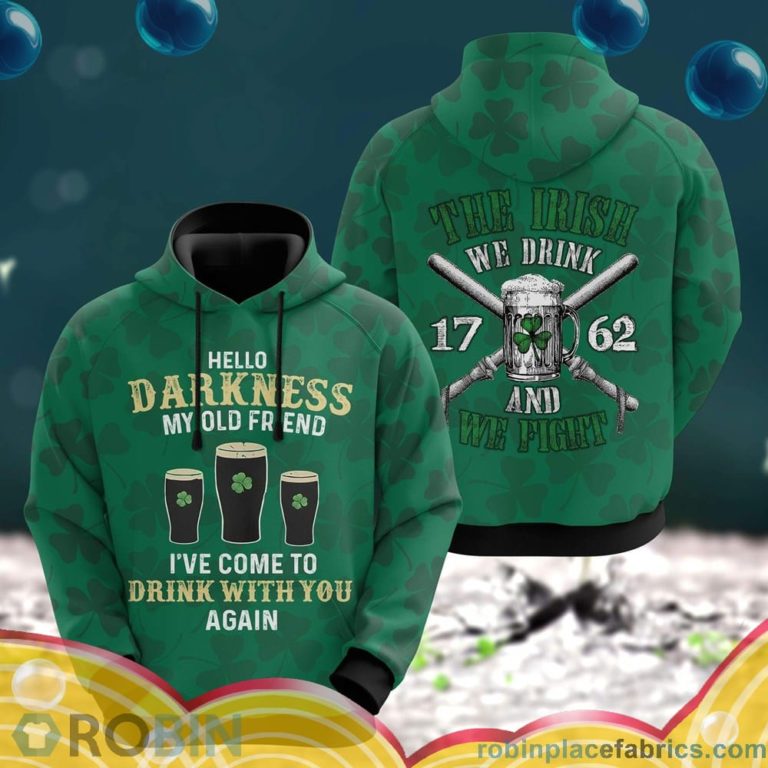 Irish Saint Patrick Day Dark Beer All Over Print – AOP Shirt