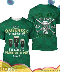 irish saint patrick day dark beer all over print aop shirt t shirt r6aZj