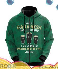 irish saint patrick day dark beer all over print aop shirt zip hoodie vboQ2