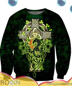 Irish Saint Patrick Dragon Crocs Day All Over Print – AOP Shirt