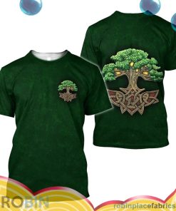 irish st.patrick day irirh tree all over print aop shirt t shirt 64DBn