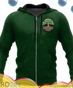irish st.patrick day irirh tree all over print aop shirt zip hoodie 8KW2G