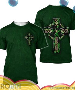 irish st.patrick day irish crocs all over print aop shirt t shirt vjwBE