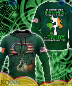 irish st.patrick day irish girl all over print aop shirt hoodie BX2dT