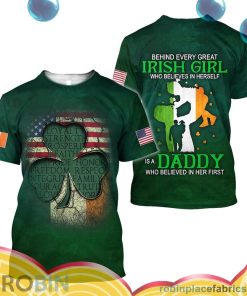 irish st.patrick day irish girl all over print aop shirt t shirt zGSyO