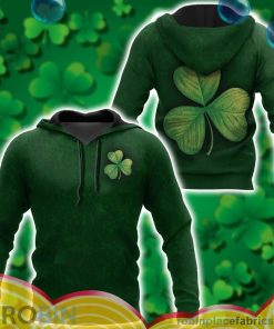 irish st.patrick day irish shamrock leaf all over print aop shirt hoodie 9xPYX