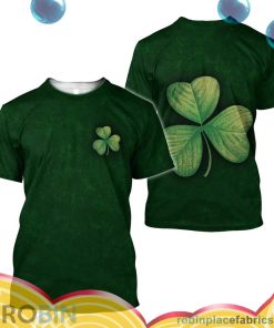 irish st.patrick day irish shamrock leaf all over print aop shirt t shirt KkLDH