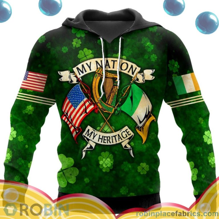 Irish St.Patrick Day My Nation My Heritage All Over Print – AOP Shirt
