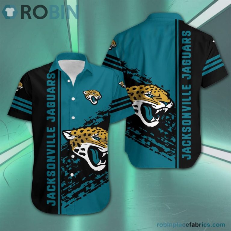Jacksonville Jaguars – NFL Short Sleeve Button Down Hawaiian Shirt