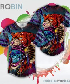 japanese tiger tattoo skull baseball jersey rb135540 zgfh6
