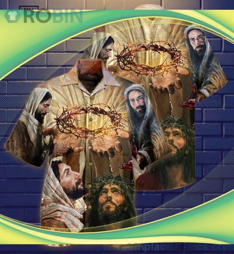 Jesus Bless Every Day 3D Short Sleeve Button Down Hawaiian Shirt